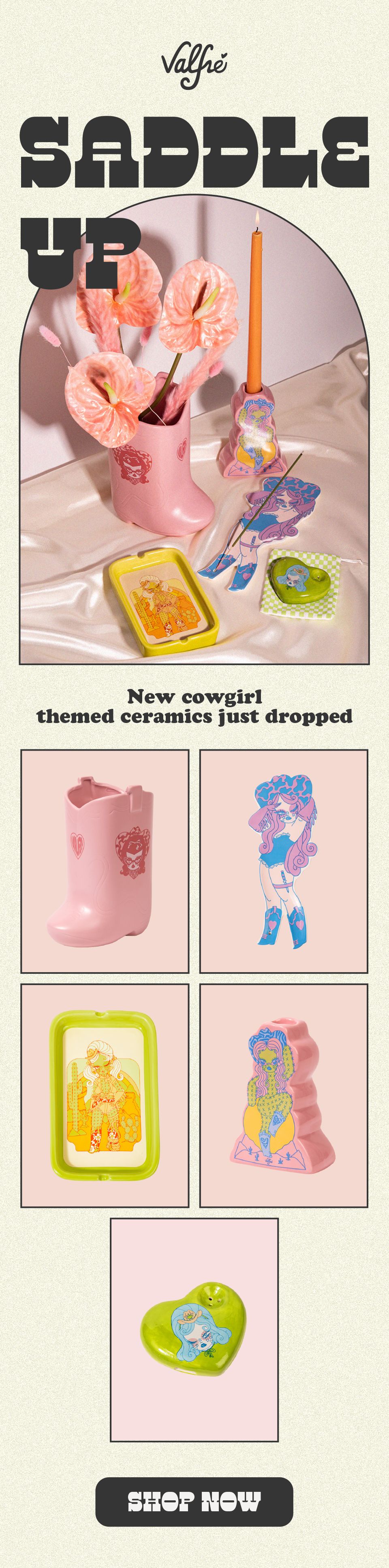  New cowgirl themed ceramics just dropped 