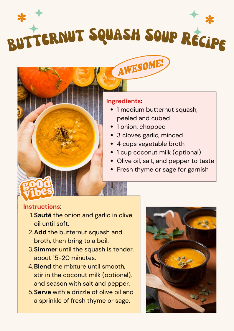 Butternut Squash Soup Recipe